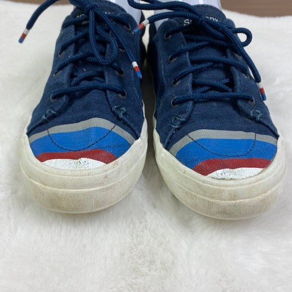 Sperry Top‎ Sider Crest Vibe Buoy Stripe Sneakers, size 7 - Picture 3 of 15